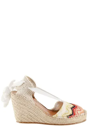 Missoni Braided Wedge Heel Espadrilles