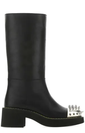 Miu Miu Studded Toe Boots