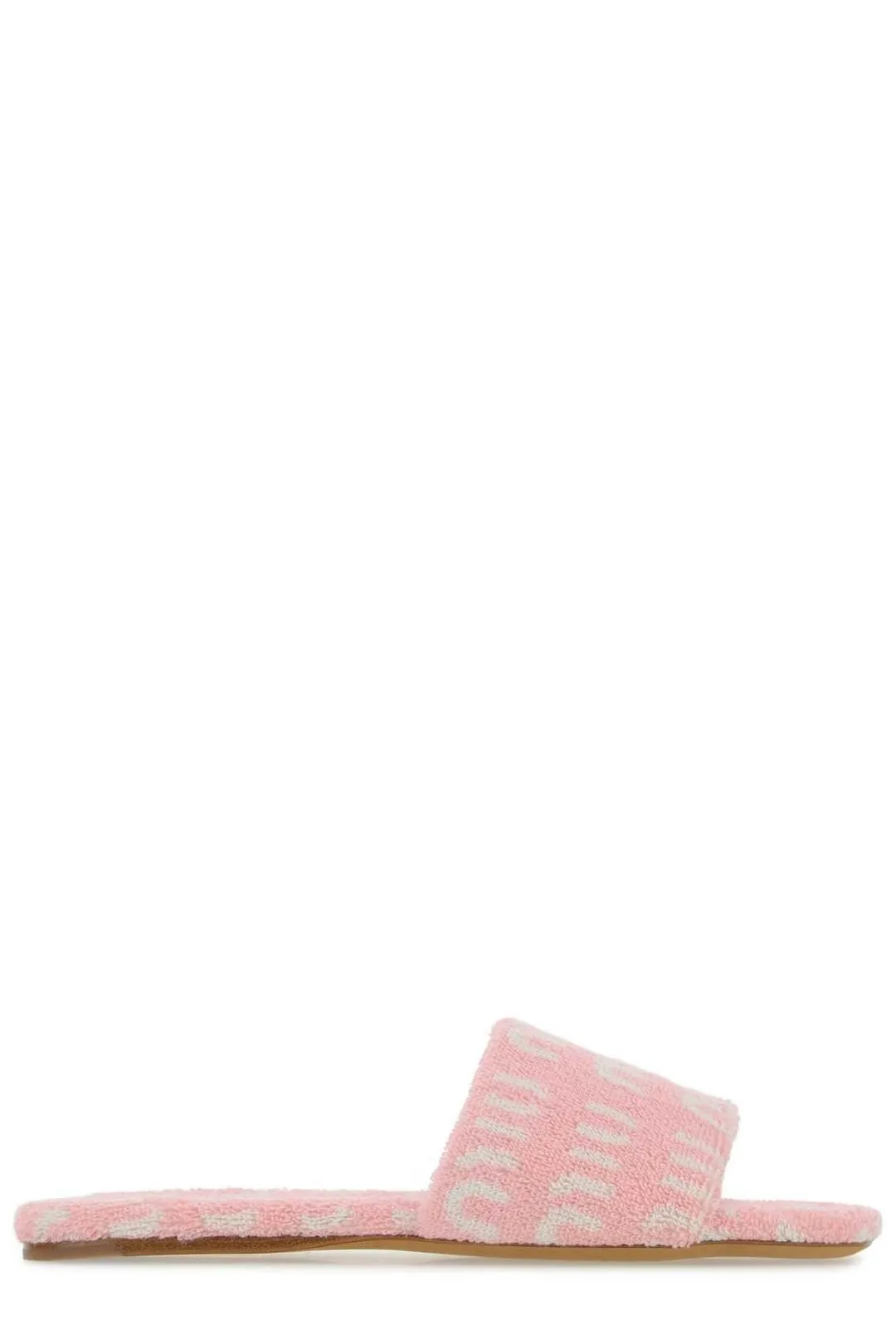 Miu Miu Terry Logo Sandals