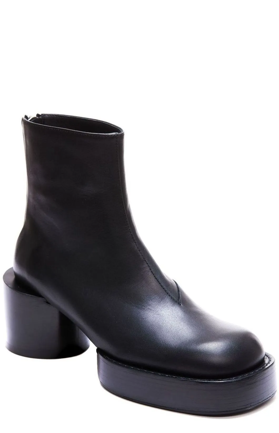 MM6 Maison Margiela Square Toe Ankle Boots