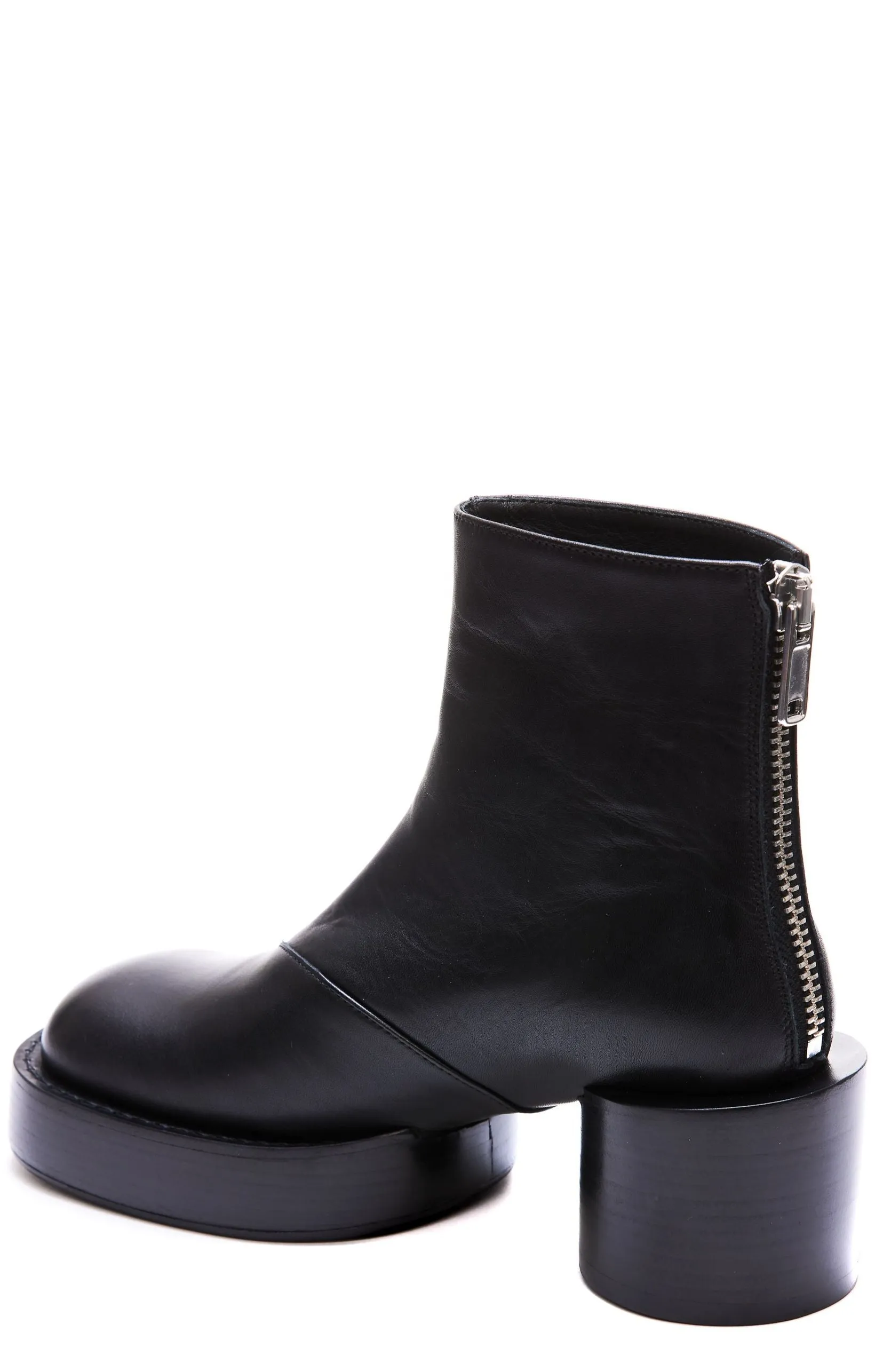 MM6 Maison Margiela Square Toe Ankle Boots