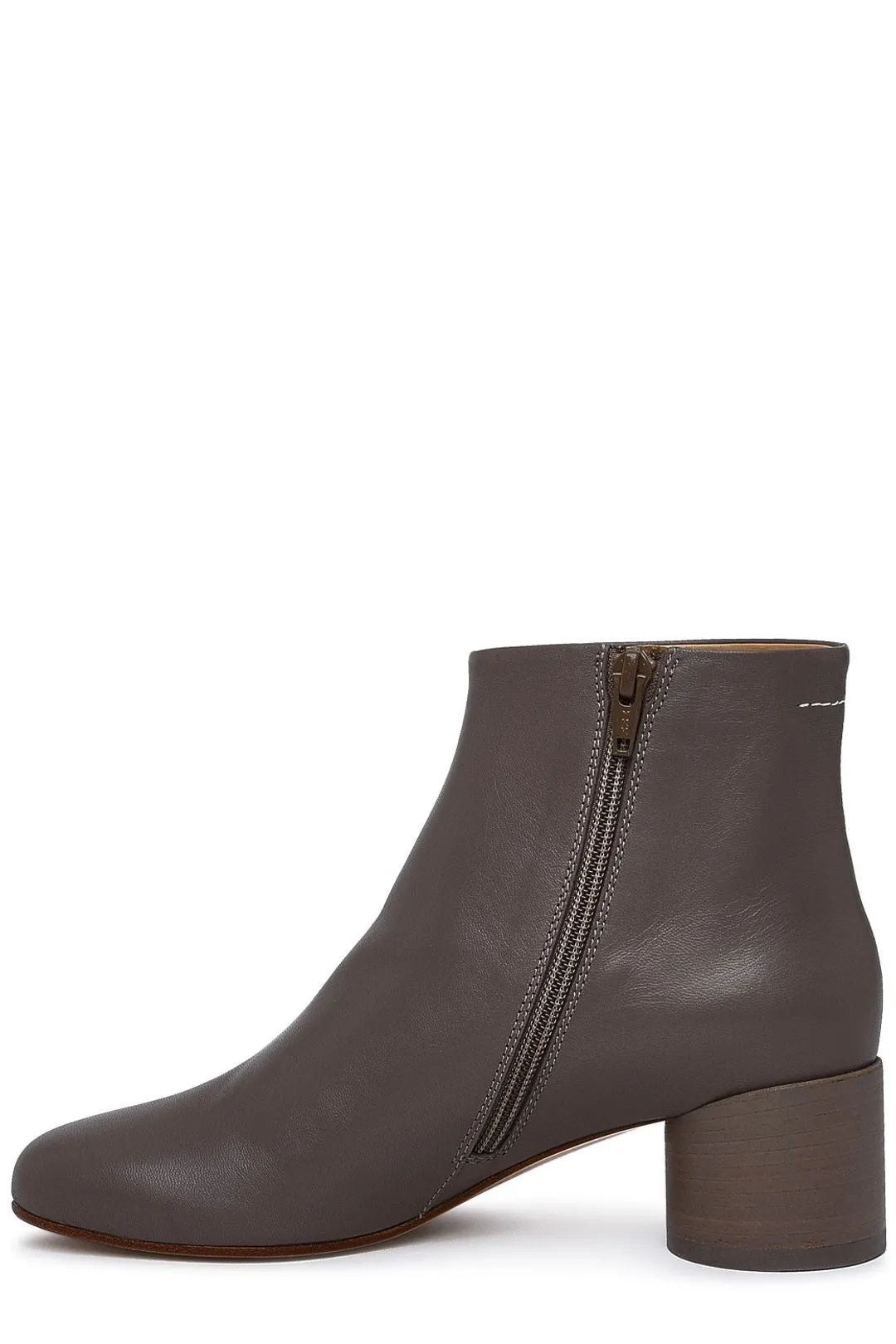 MM6 Maison Margiela Square Toe Ankle Heel Boots