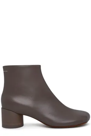 MM6 Maison Margiela Square Toe Ankle Heel Boots