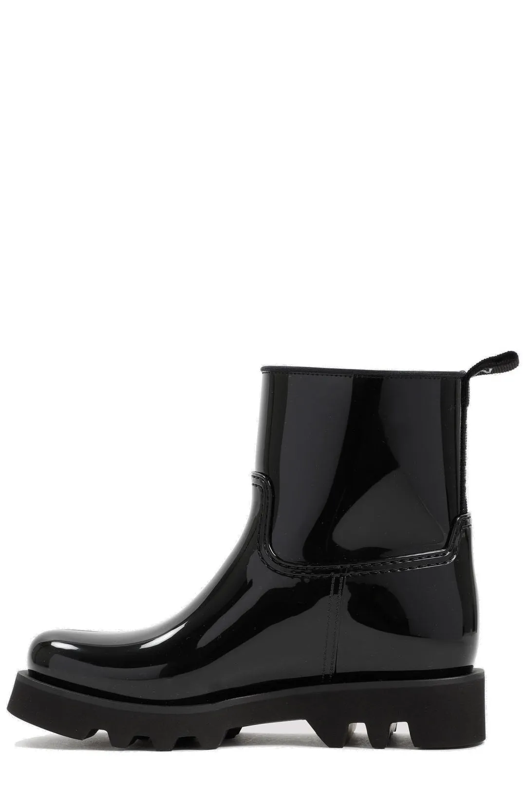 Moncler Logo Detailed Round Toe Wellington Boots
