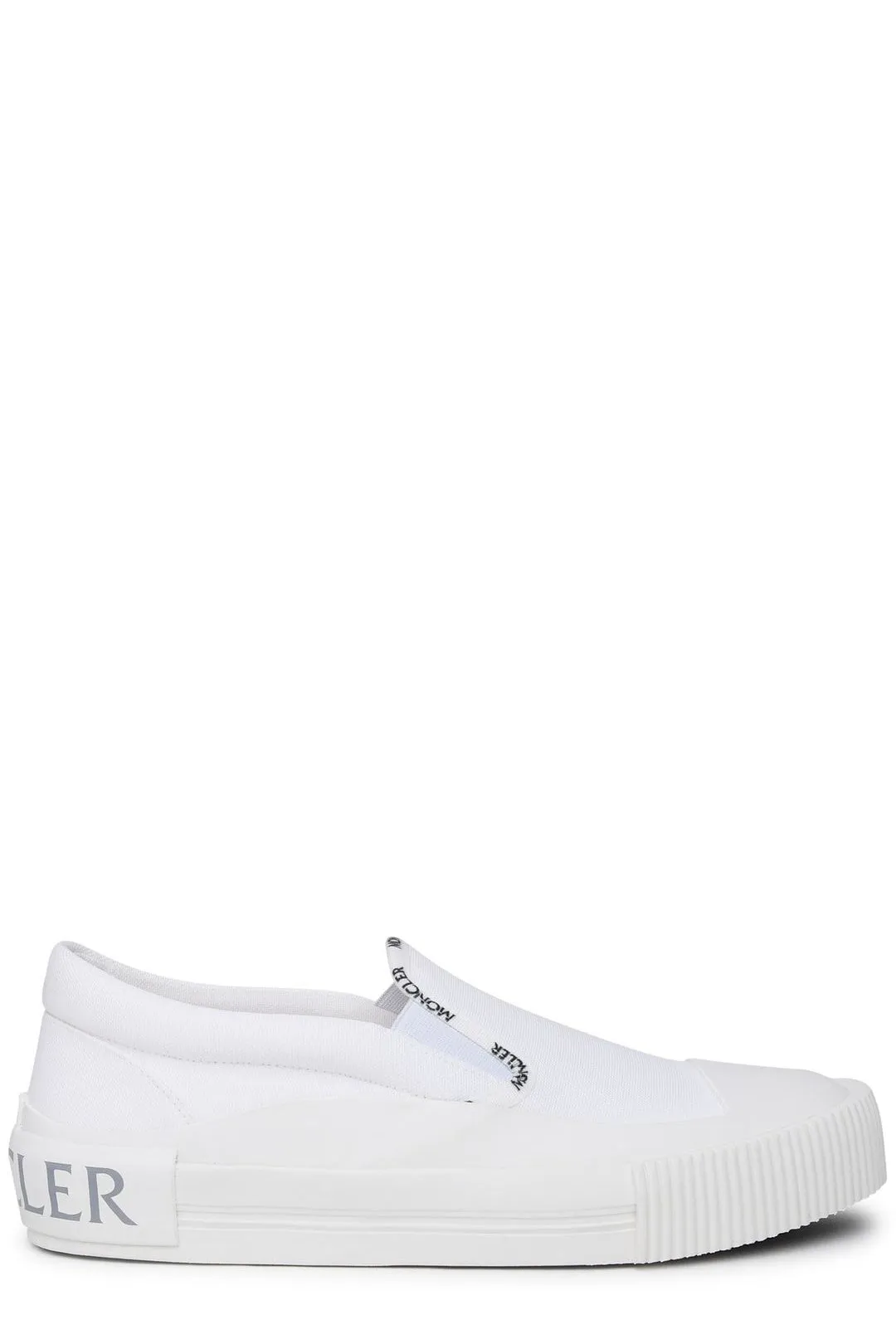Moncler Round Toe Logo Trim Sneakers