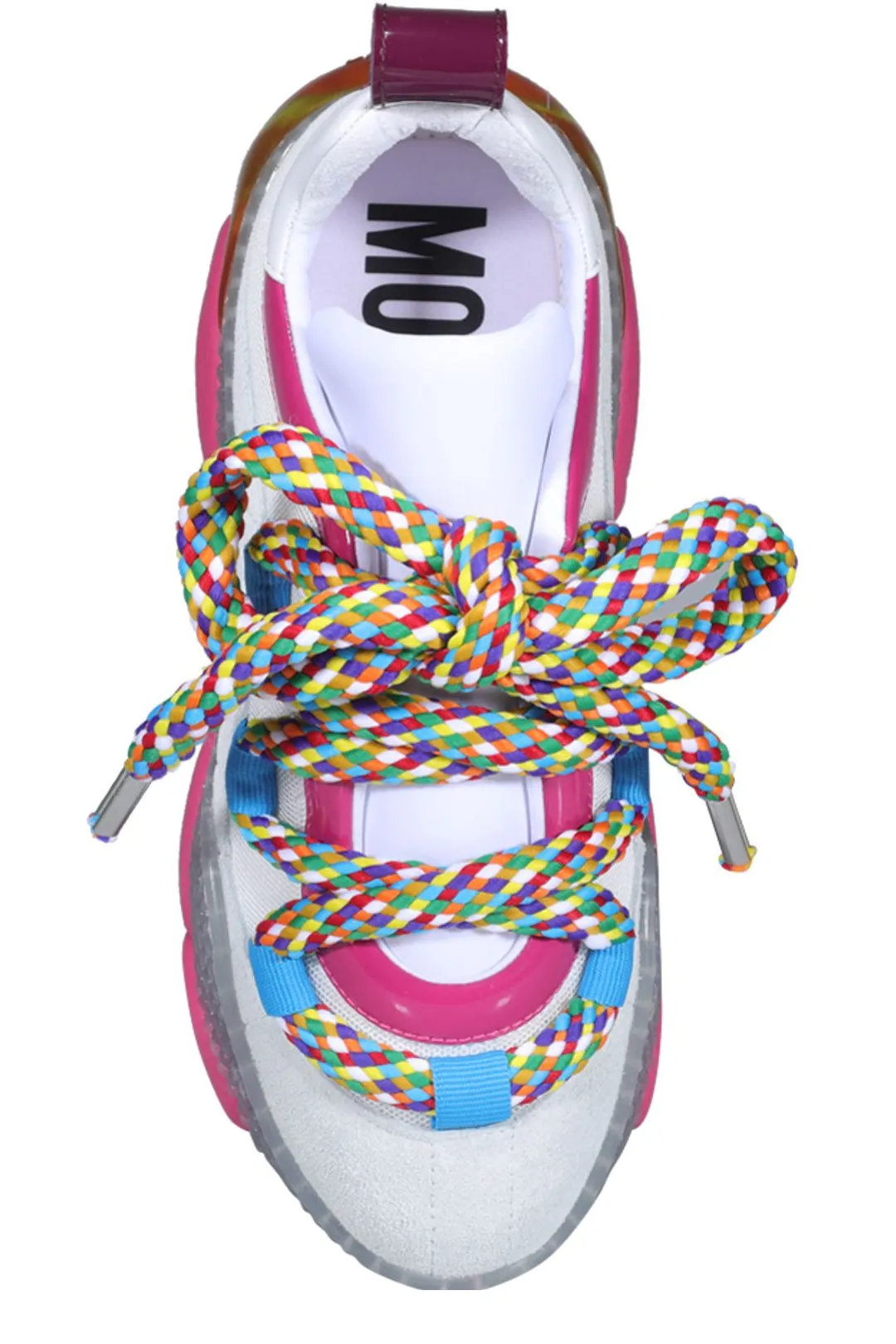 Moschino Bubble Teddy Lace-Up Sneakers