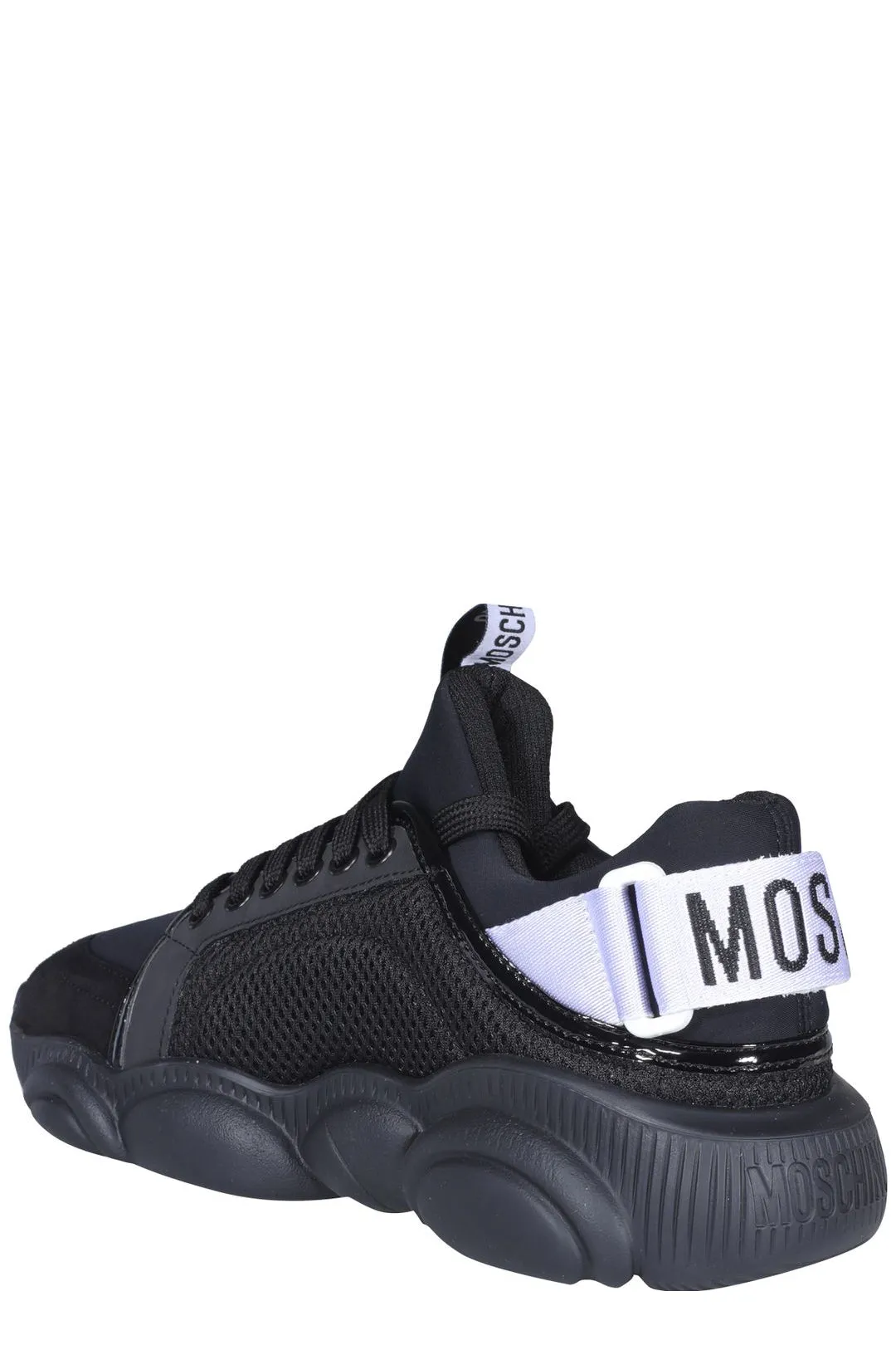 Moschino Logo Band Lace-Up Sneakers