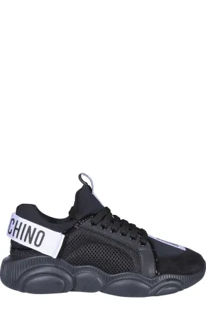 Moschino Logo Band Lace-Up Sneakers