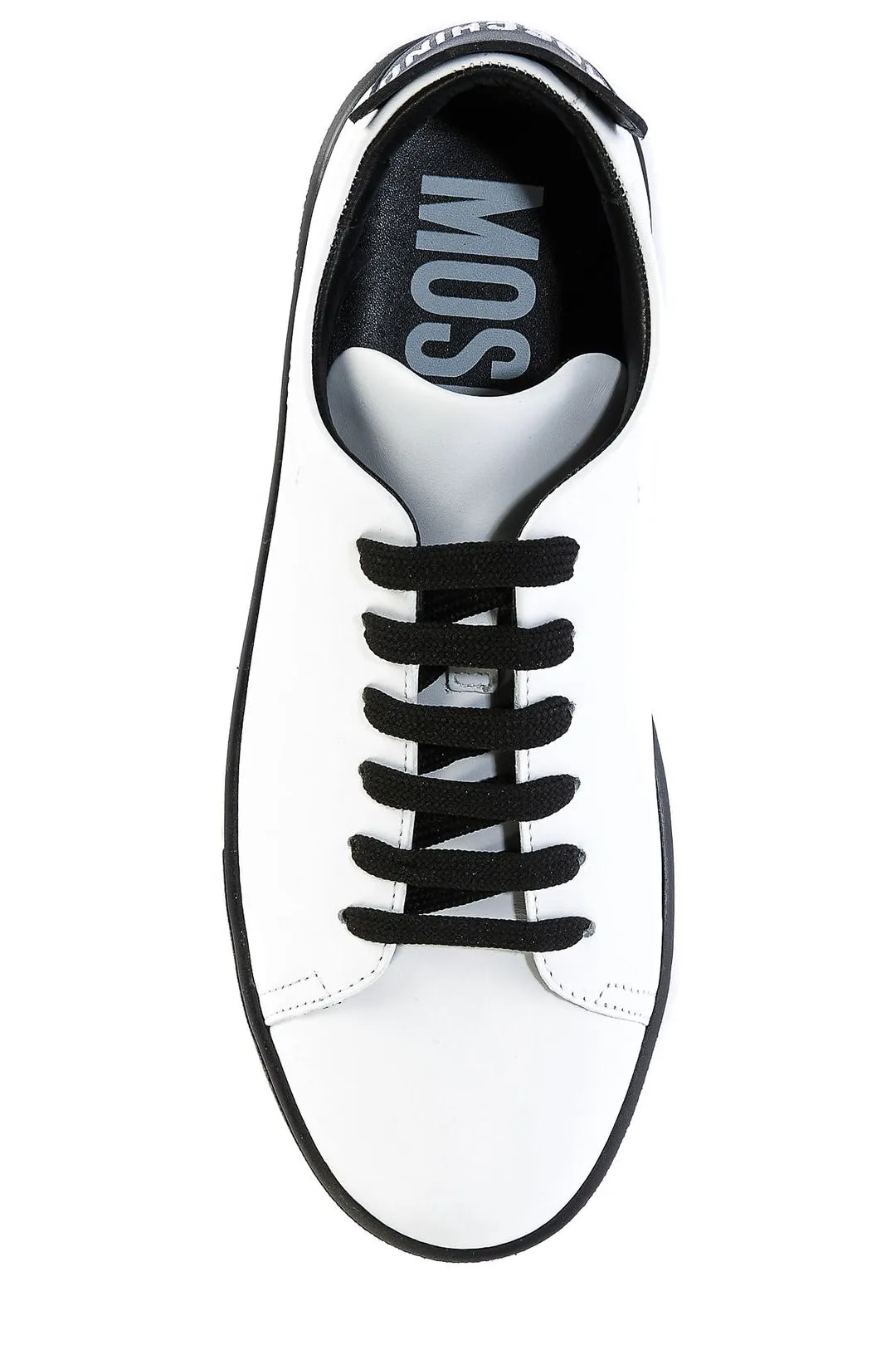 Moschino Logo Print Lace-Up Sneaker