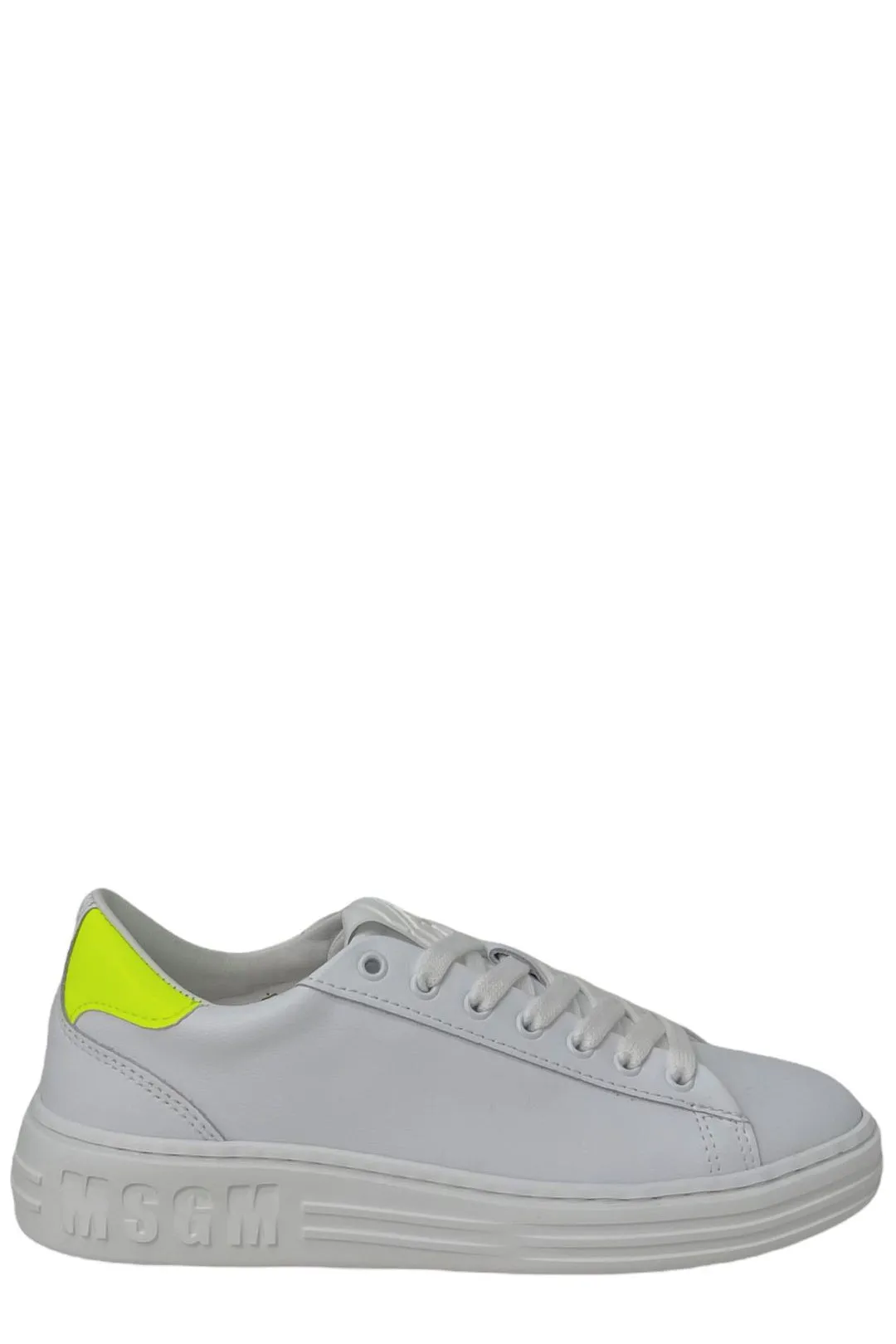 MSGM Lace-Up Low-Top Sneakers