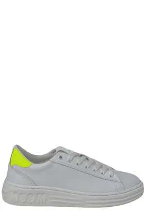 MSGM Lace-Up Low-Top Sneakers