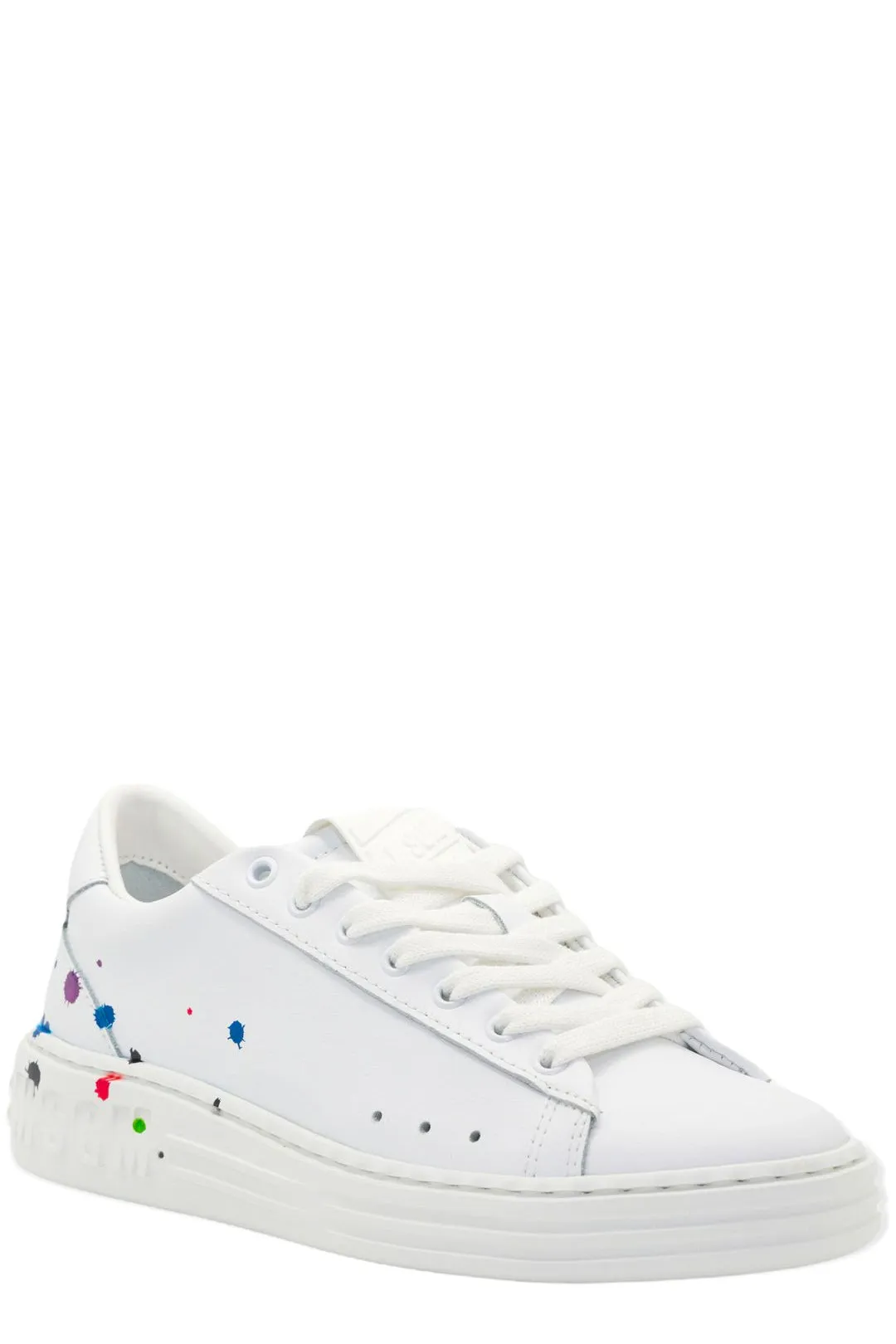 MSGM Paint Detailed Low-Top Sneakers