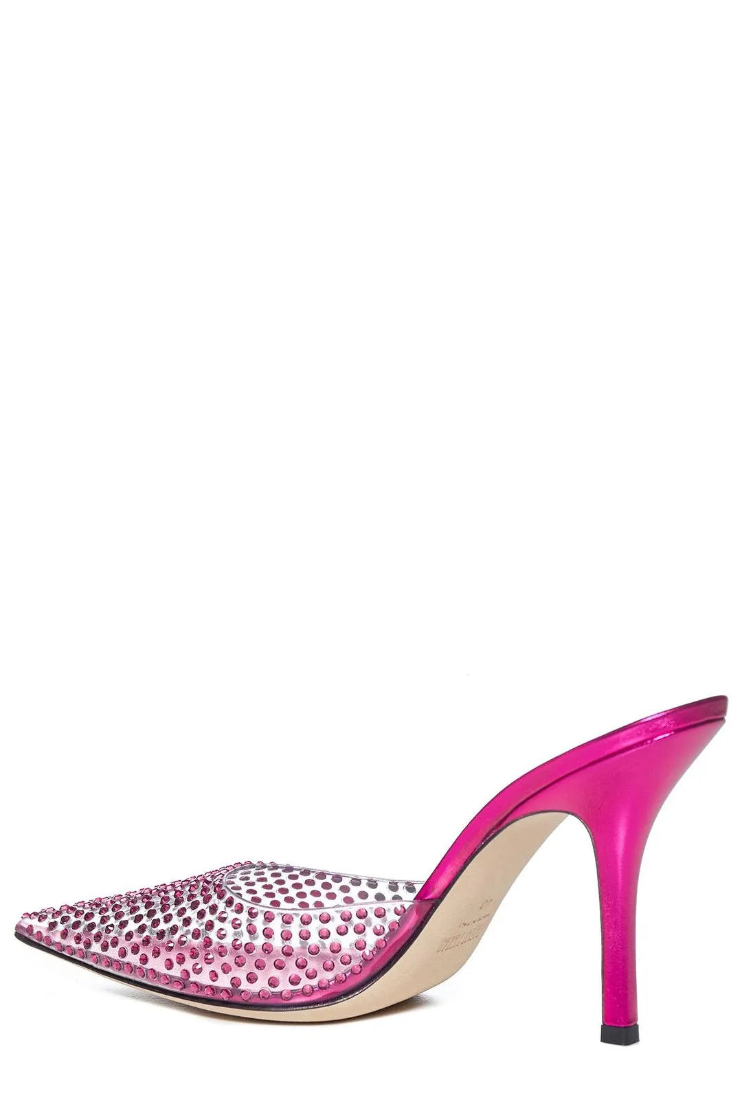 Paris Texas Embellished Pointed Toe Mules