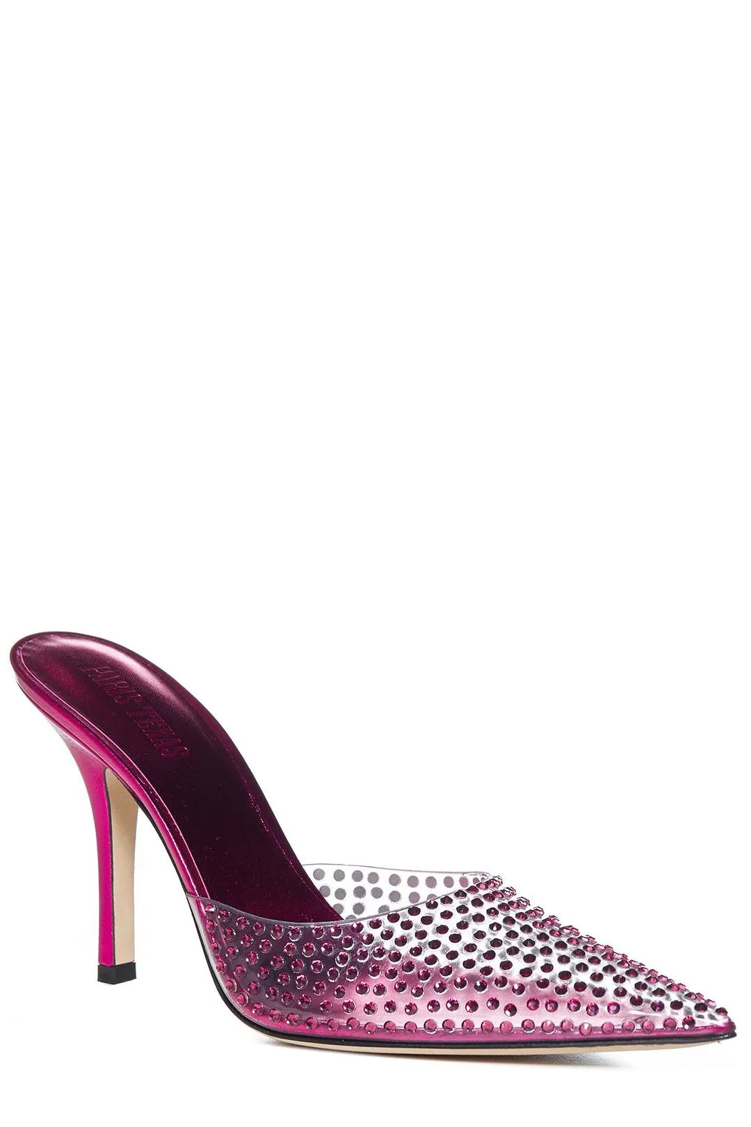 Paris Texas Embellished Pointed Toe Mules