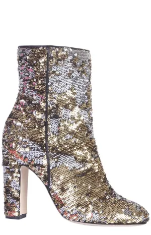Paris Texas Sequin Embellished Ankle Boots