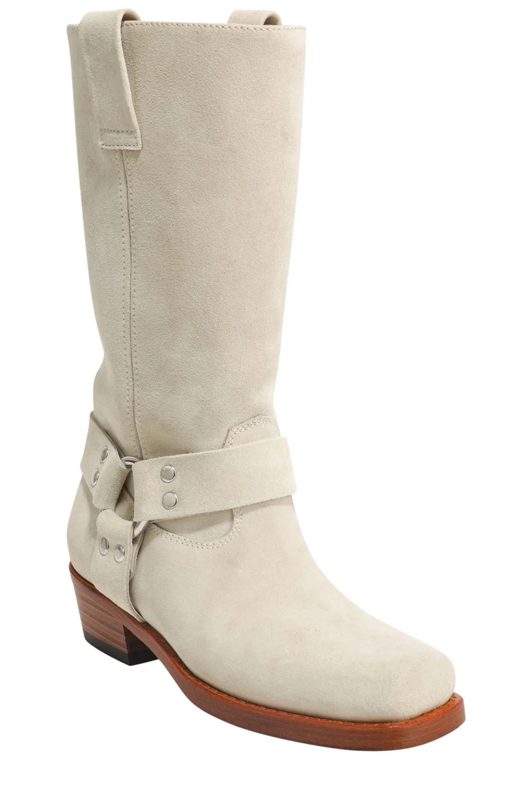 Paris Texas Strap-Detailed Mid-Calf Boots