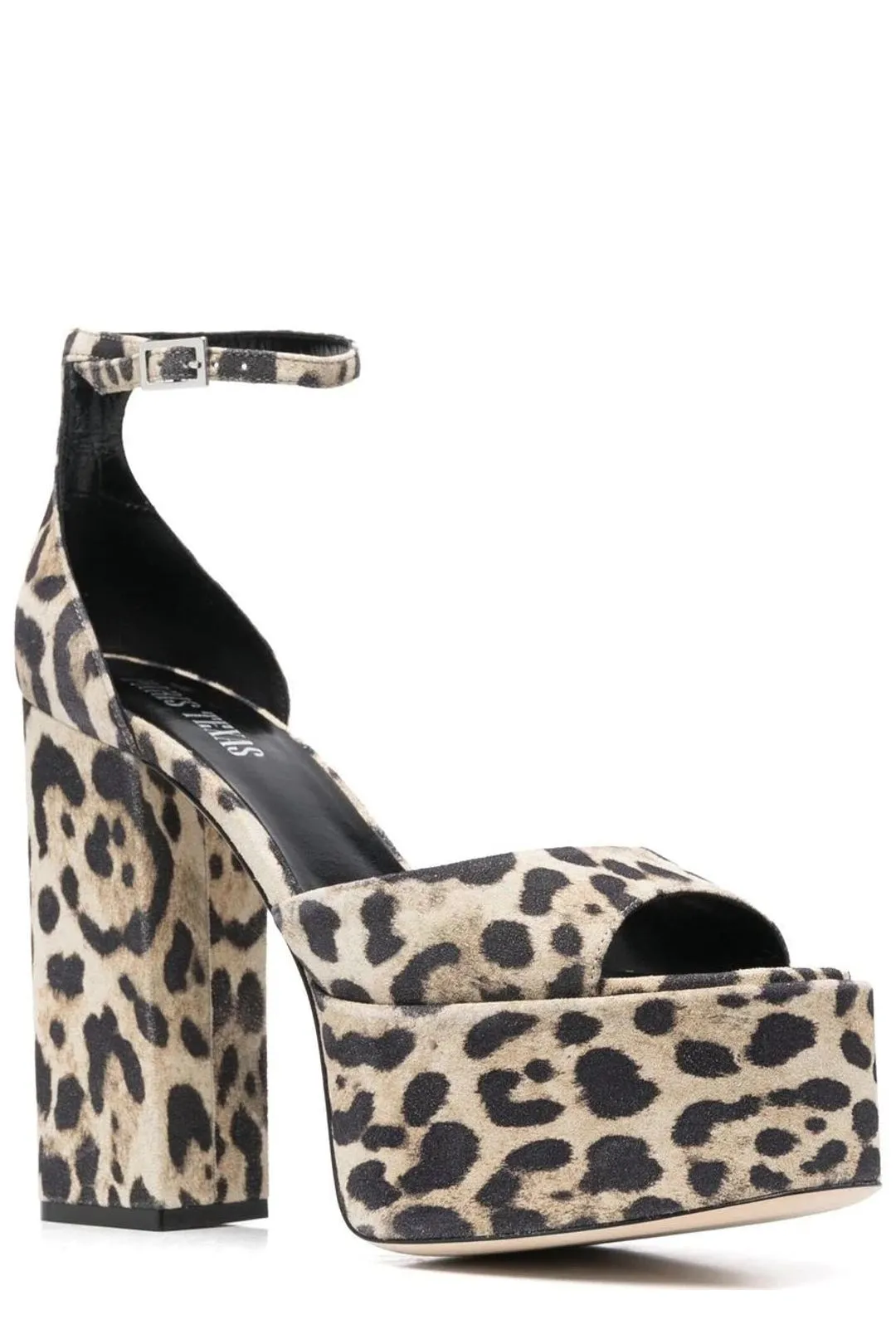 Paris Texas Tatiana Leopard Print Platform Sandals