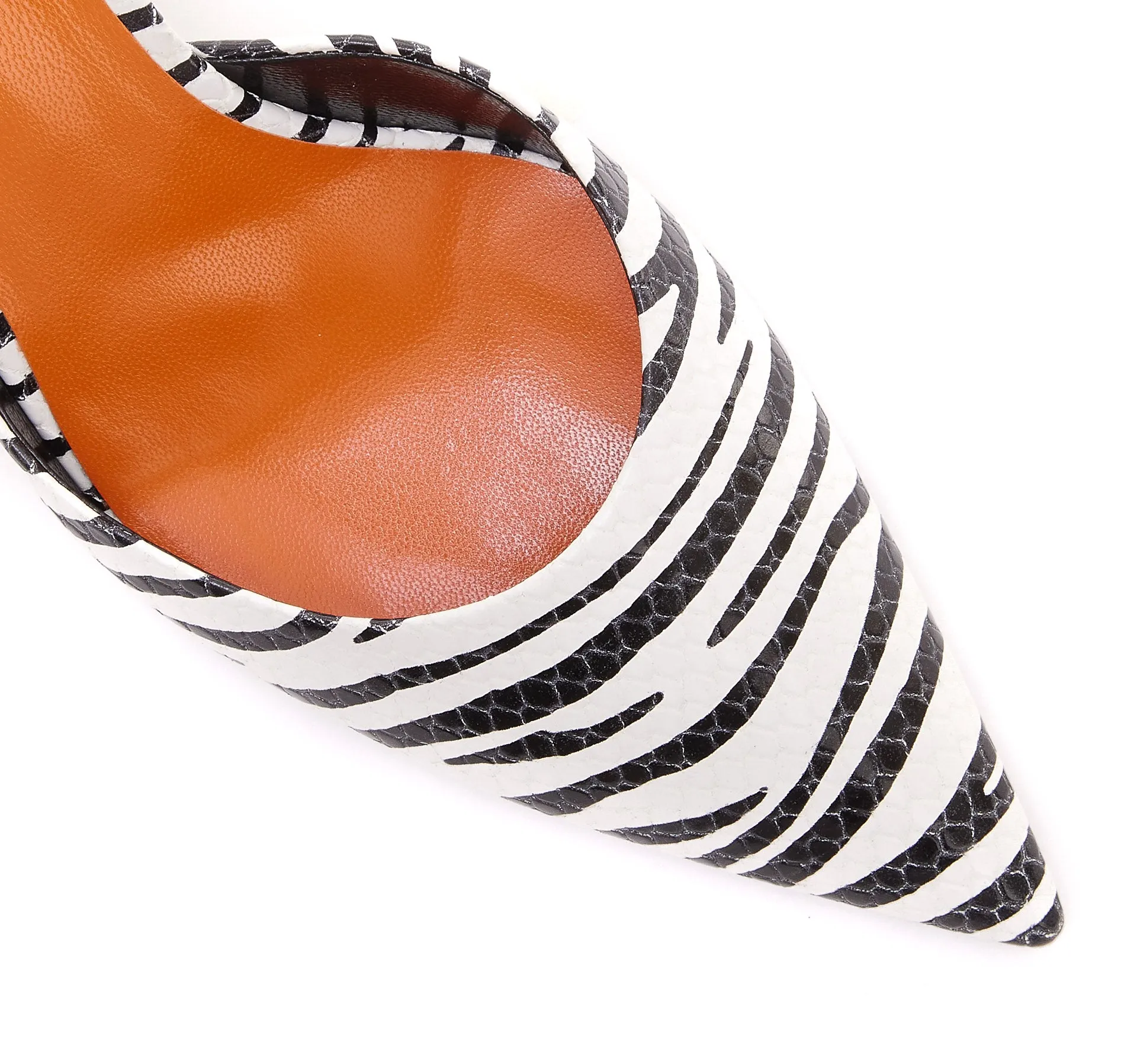 Paris Texas Zebra Patterned Pointed Toe Pumps