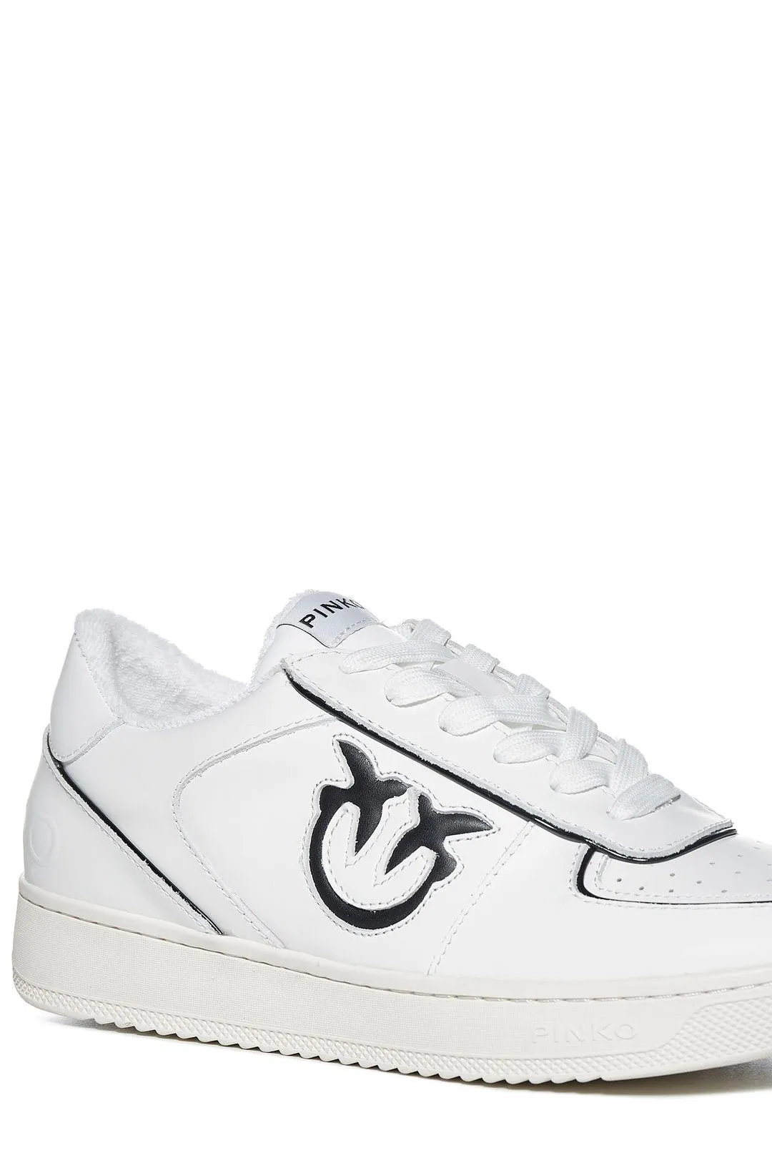 Pinko Logo Embroidered Lace-Up Sneakers