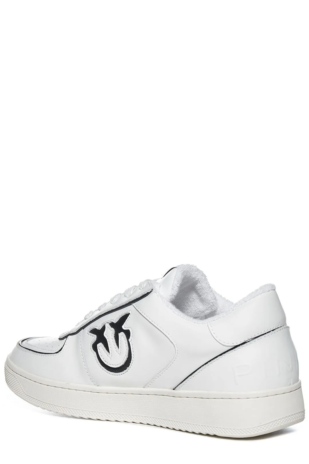 Pinko Logo Embroidered Lace-Up Sneakers