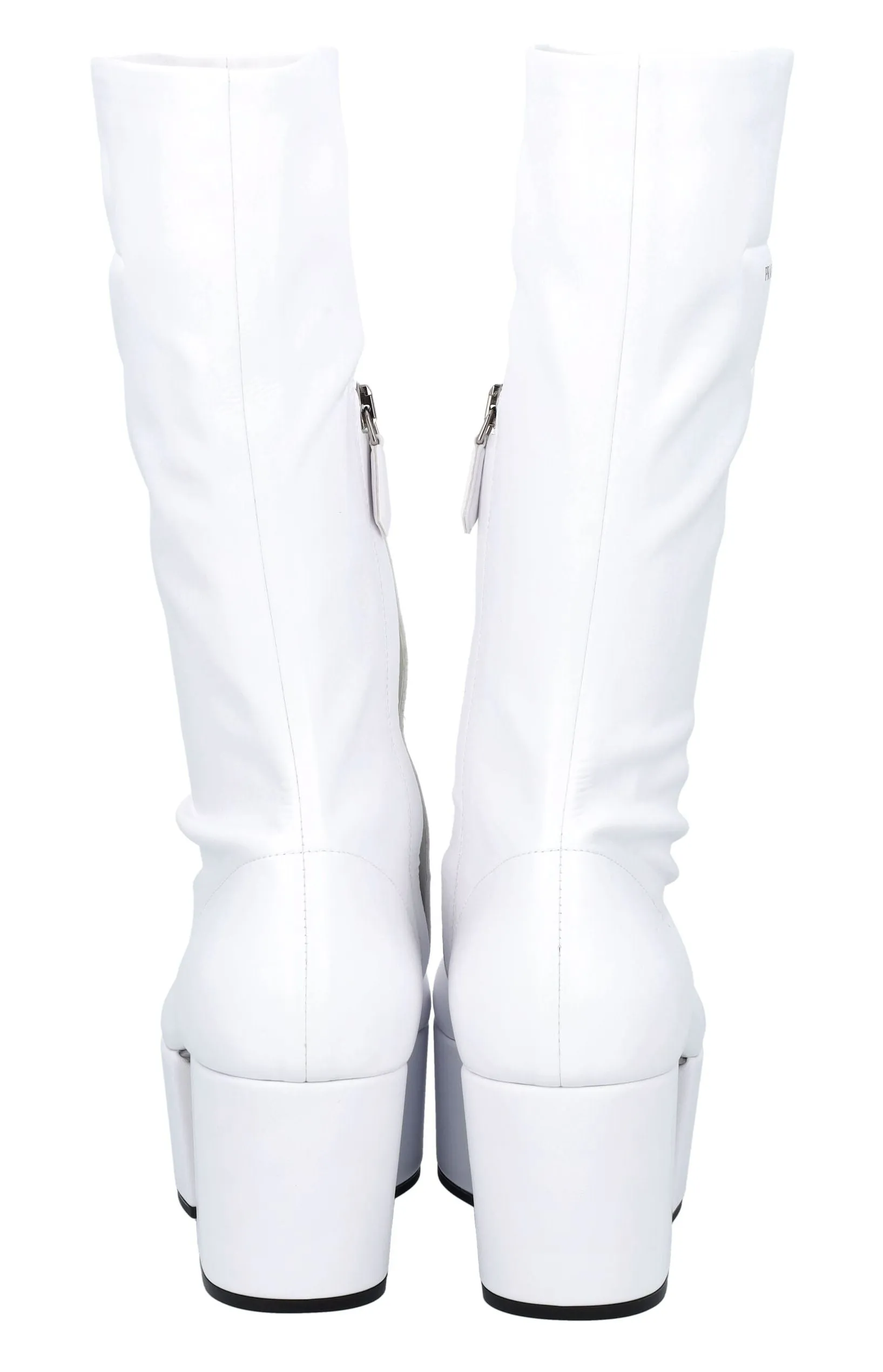 Prada Platform Mid-Calf Boots