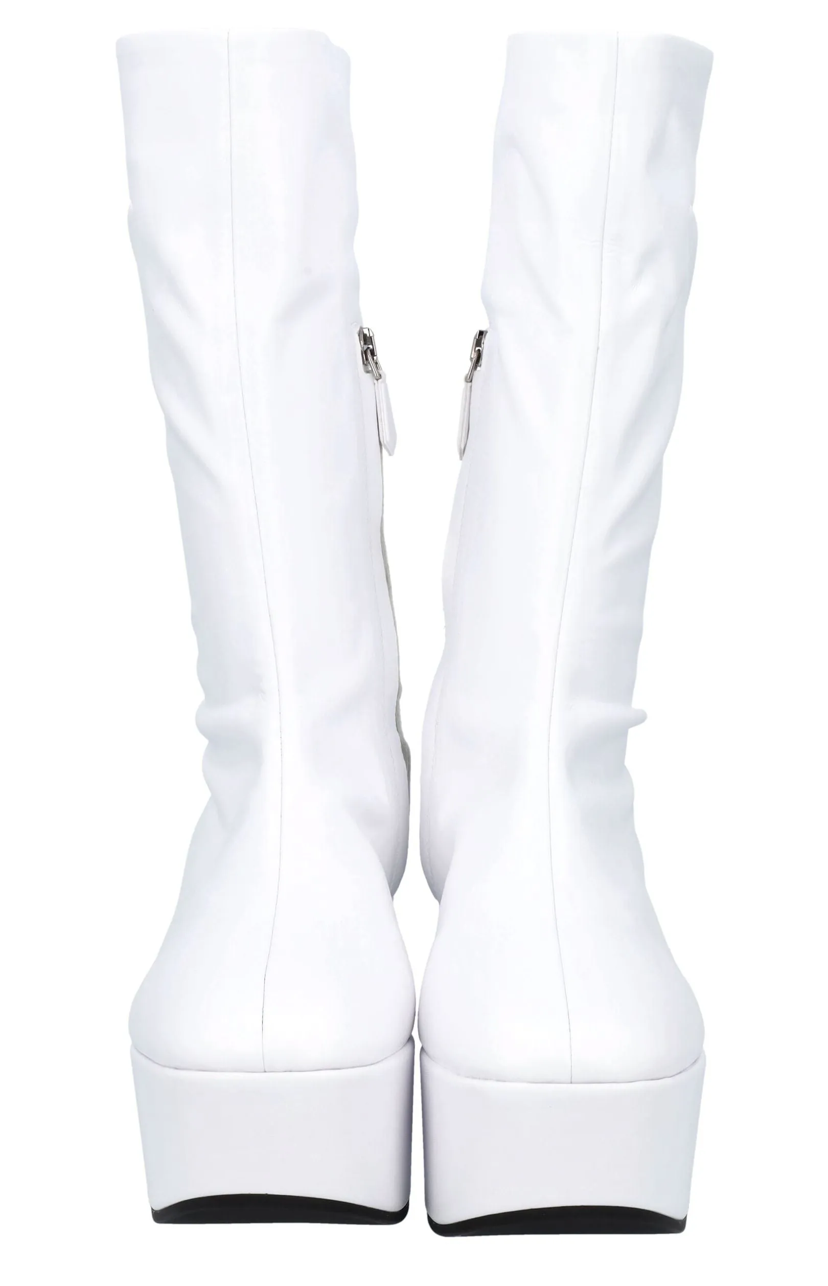 Prada Platform Mid-Calf Boots