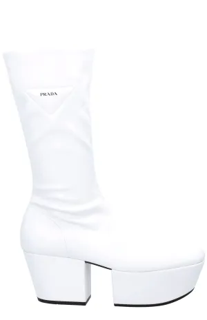 Prada Platform Mid-Calf Boots