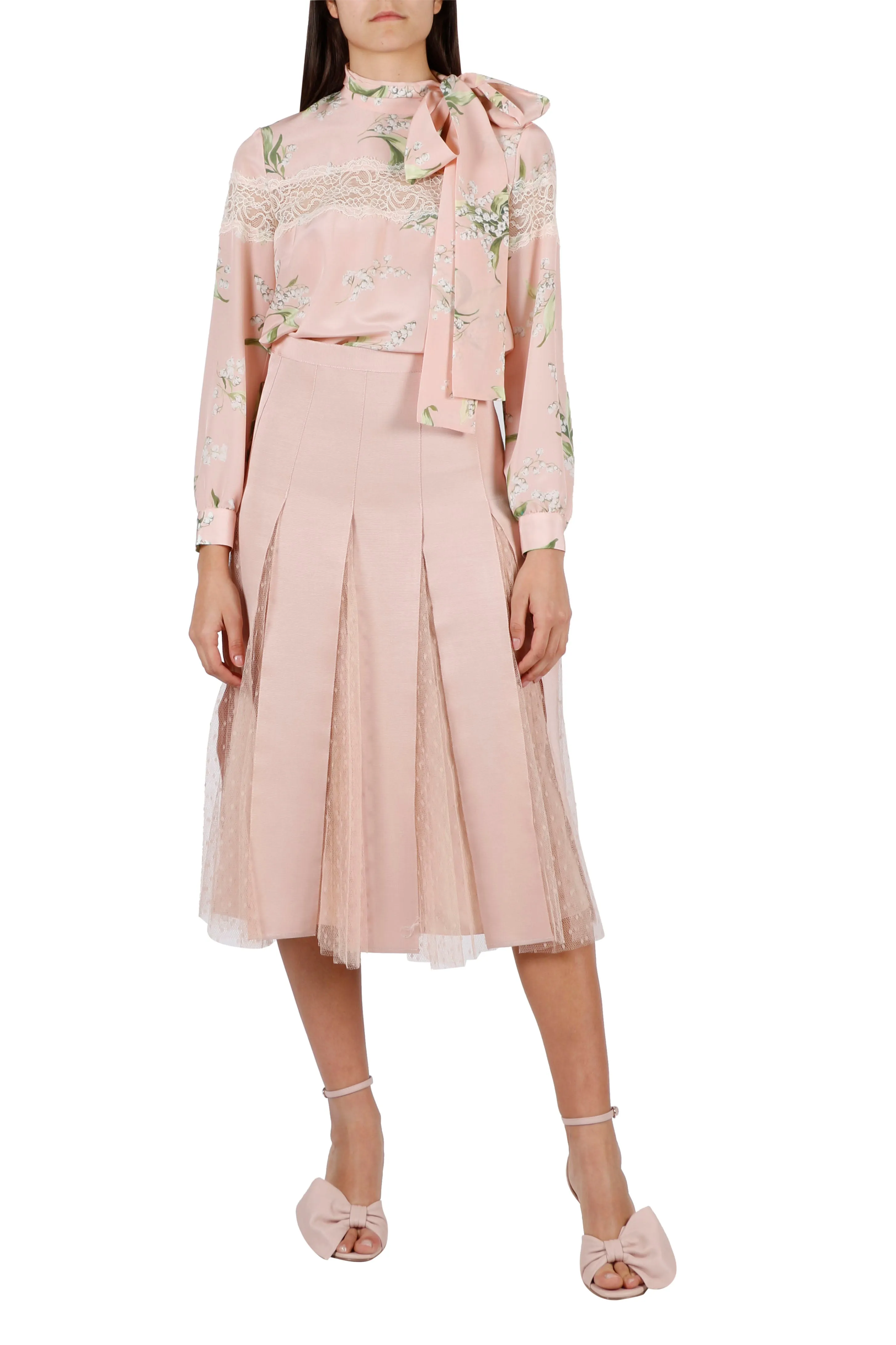 REDValentino Bow Detail Strap Sandals