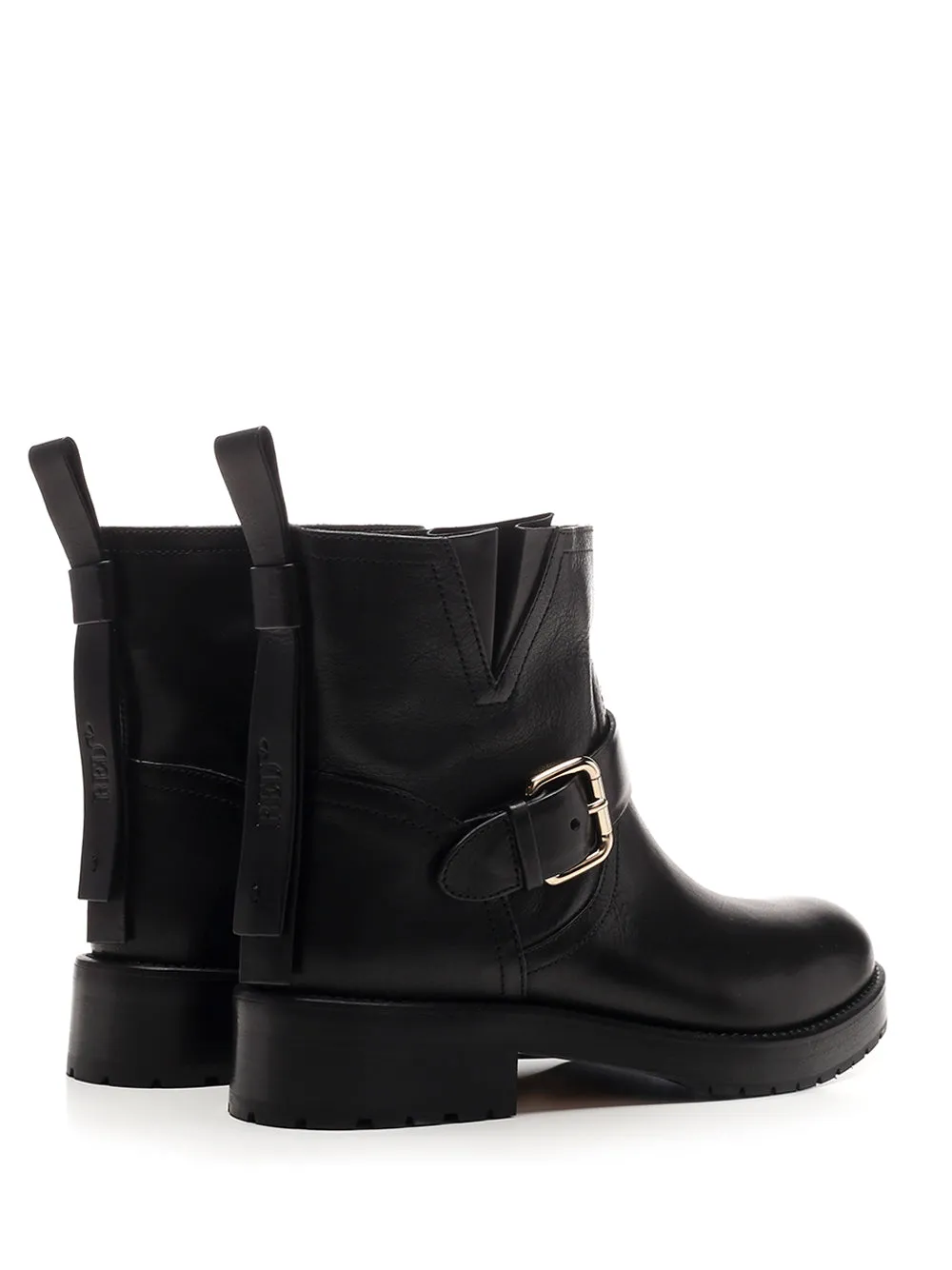 REDValentino Buckled Ankle Boots