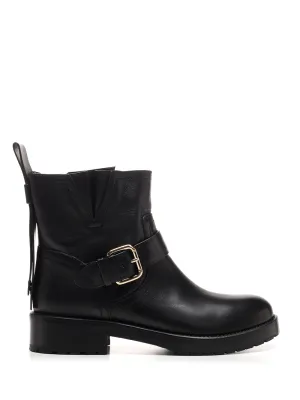 REDValentino Buckled Ankle Boots