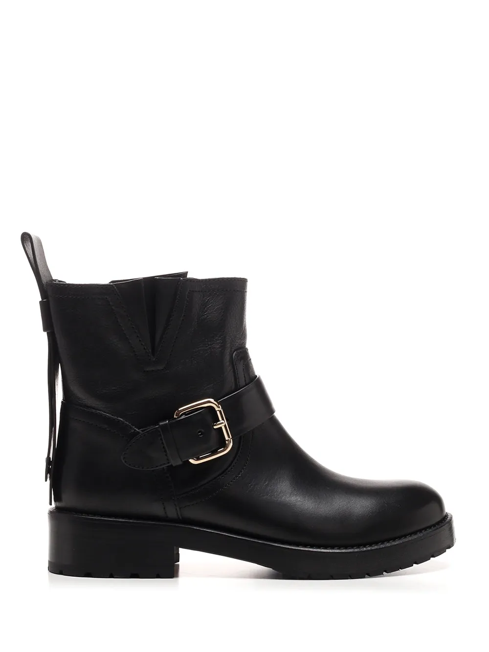 REDValentino Buckled Ankle Boots
