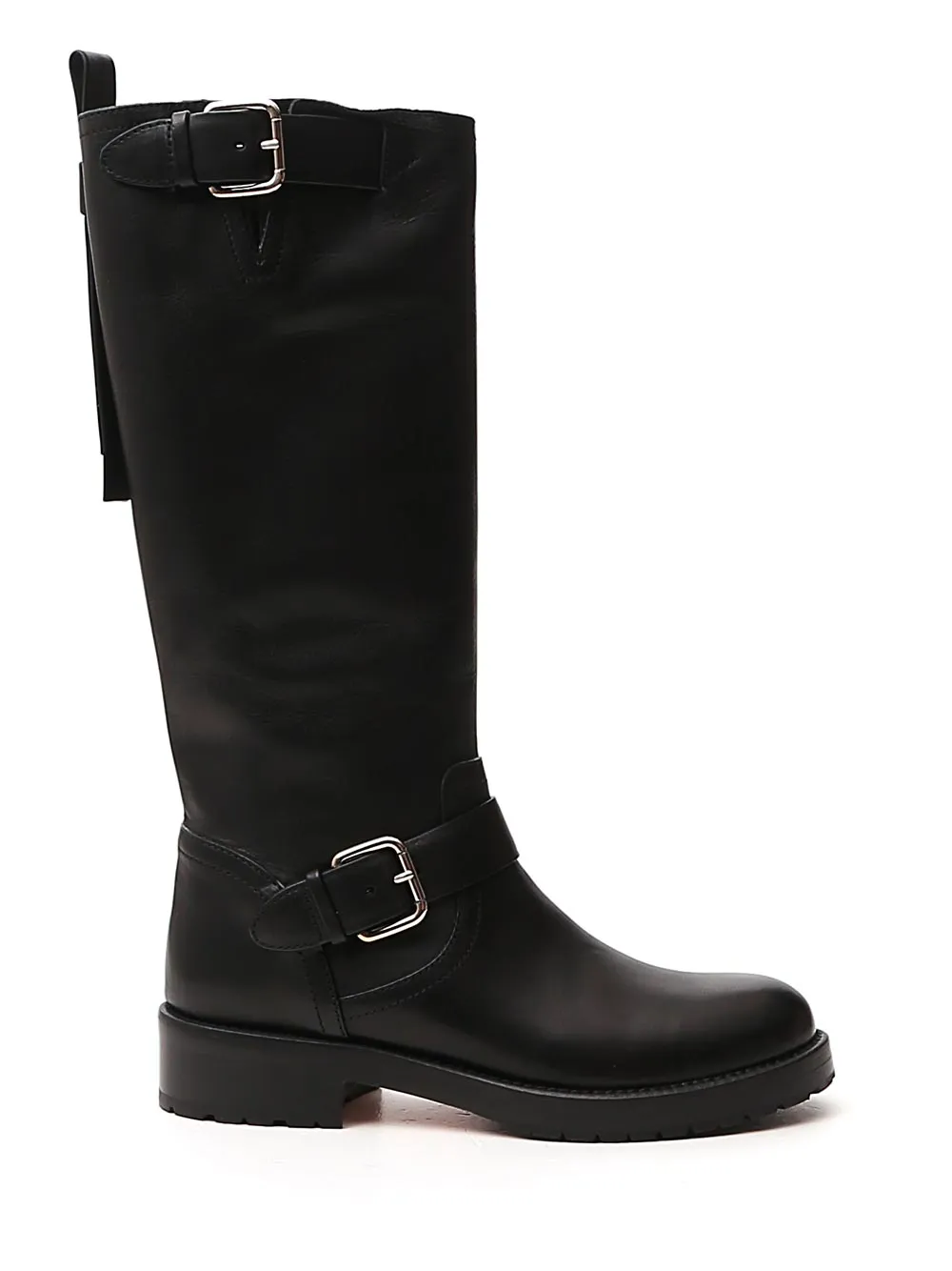 REDValentino Buckled Biker Boots
