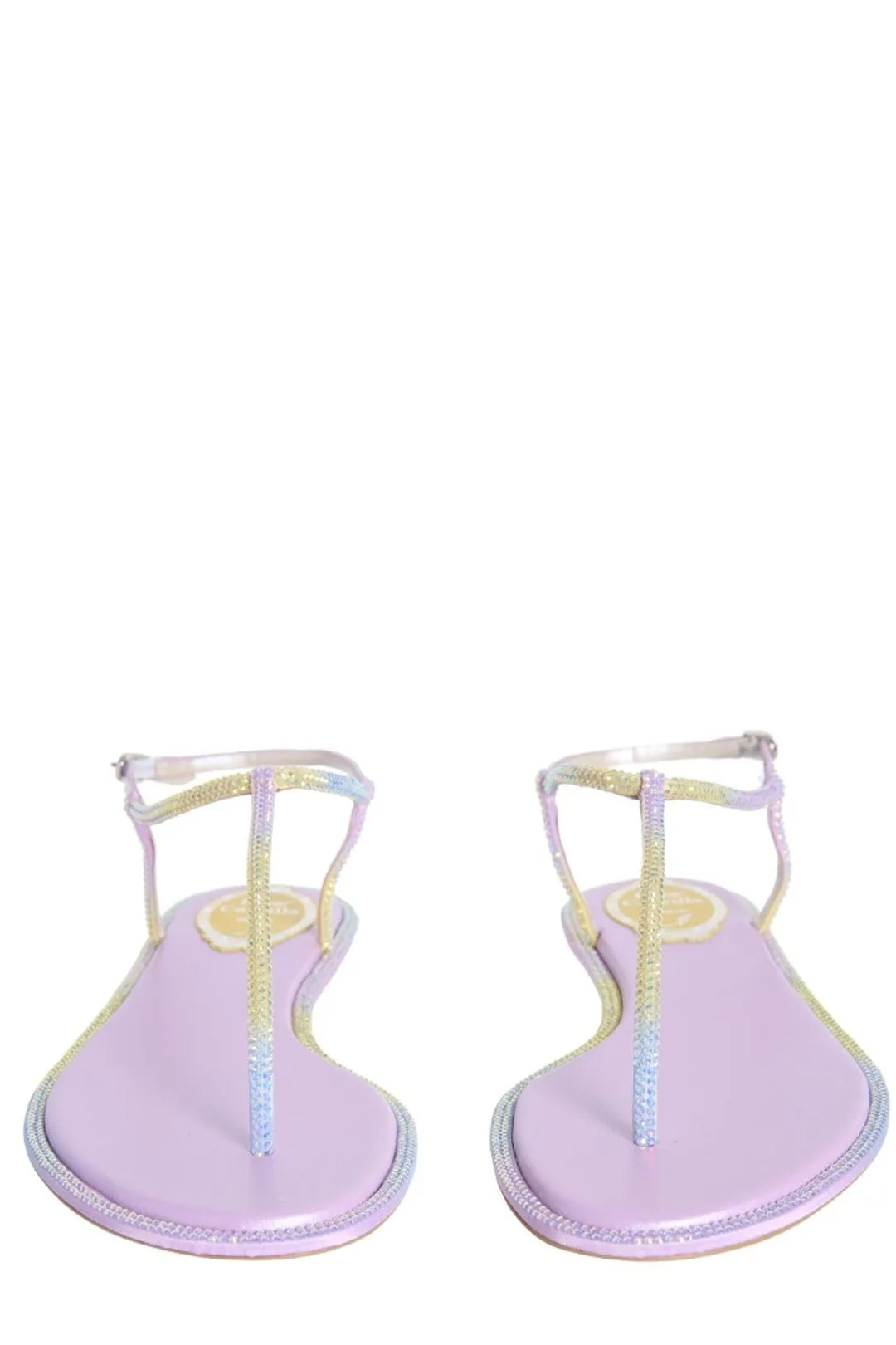 Ren Caovilla Ankle-Strap Sandals