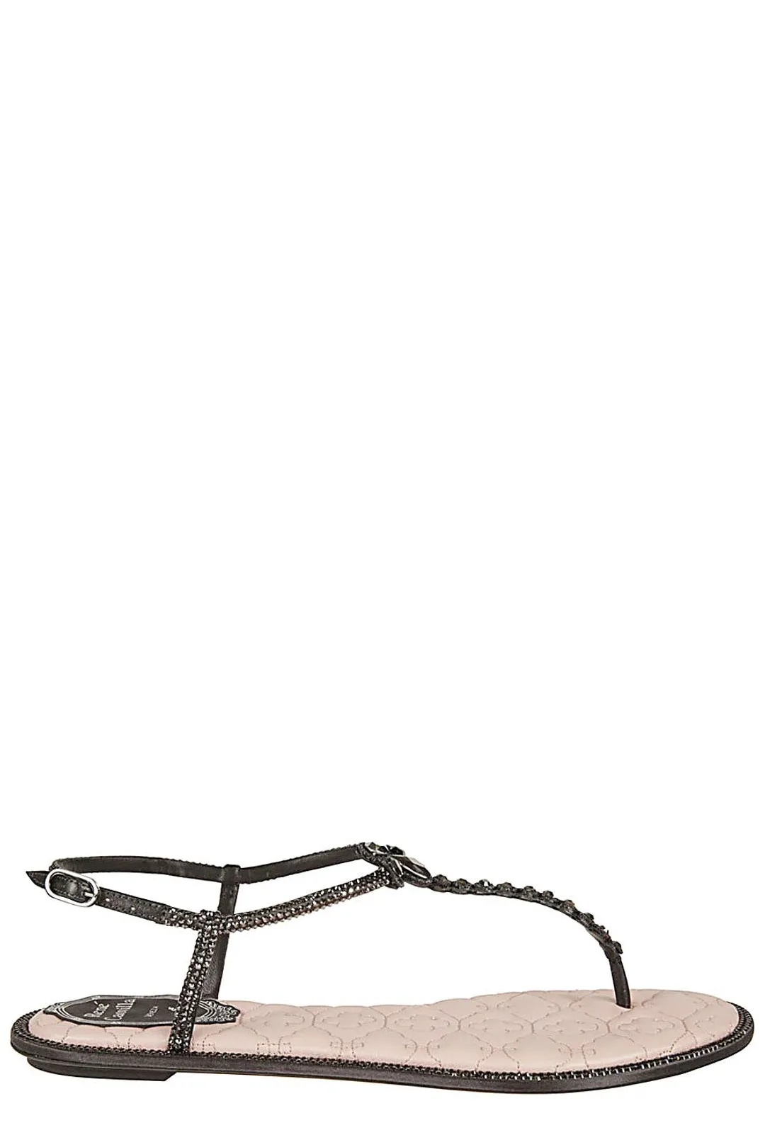 Ren Caovilla Diana Crystal Embellished Sandals