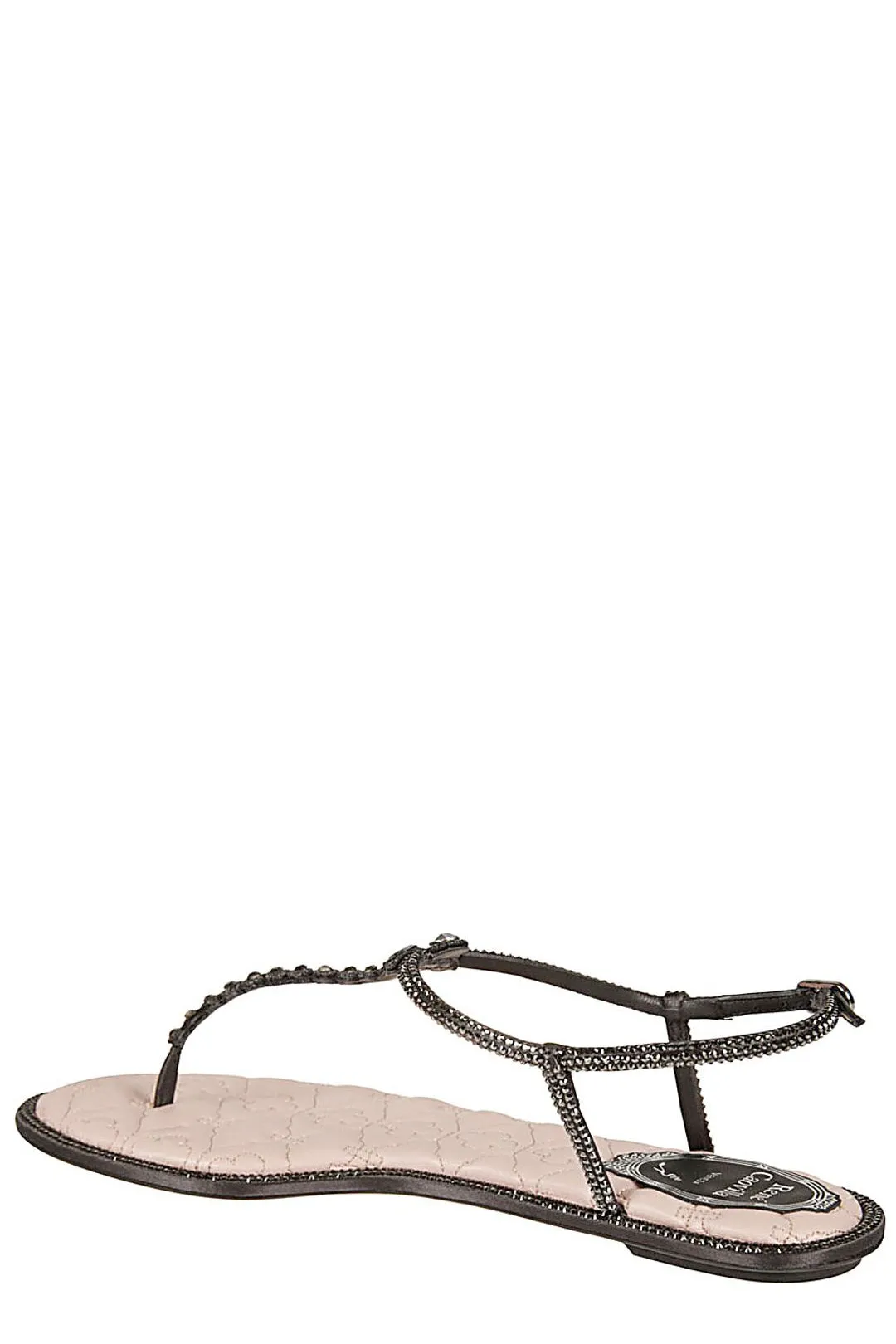Ren Caovilla Diana Crystal Embellished Sandals
