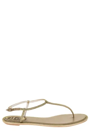 Ren Caovilla Diana Embellished Sandals