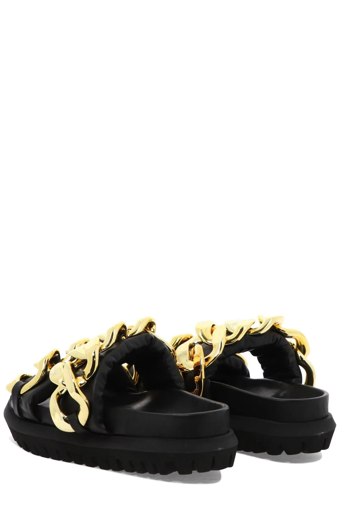 Sacai Chain Link Detailed Open Toe Sandals