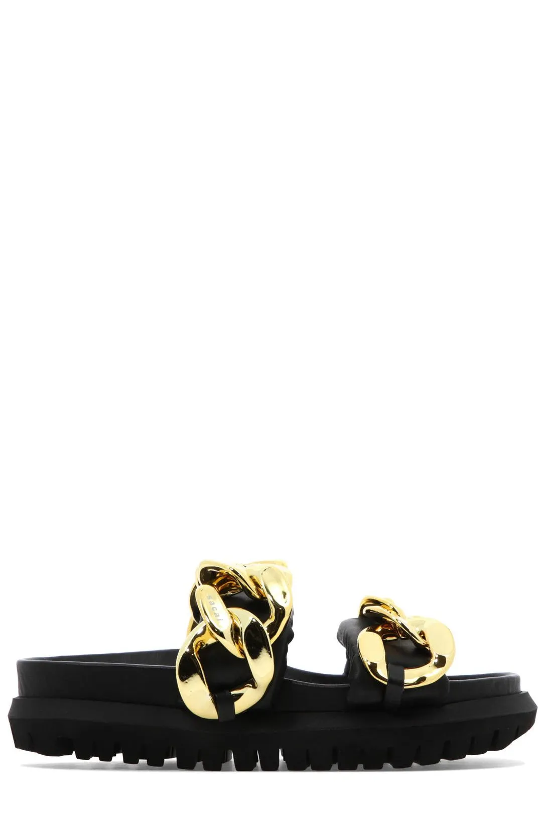 Sacai Chain Link Detailed Open Toe Sandals