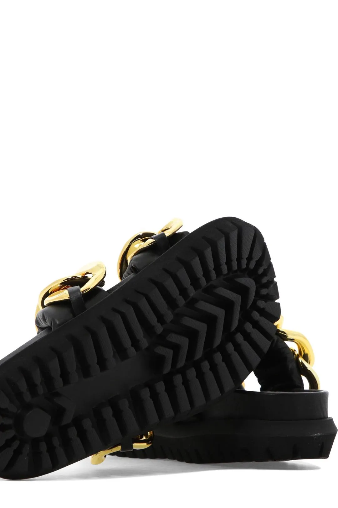 Sacai Chain Link Detailed Open Toe Sandals
