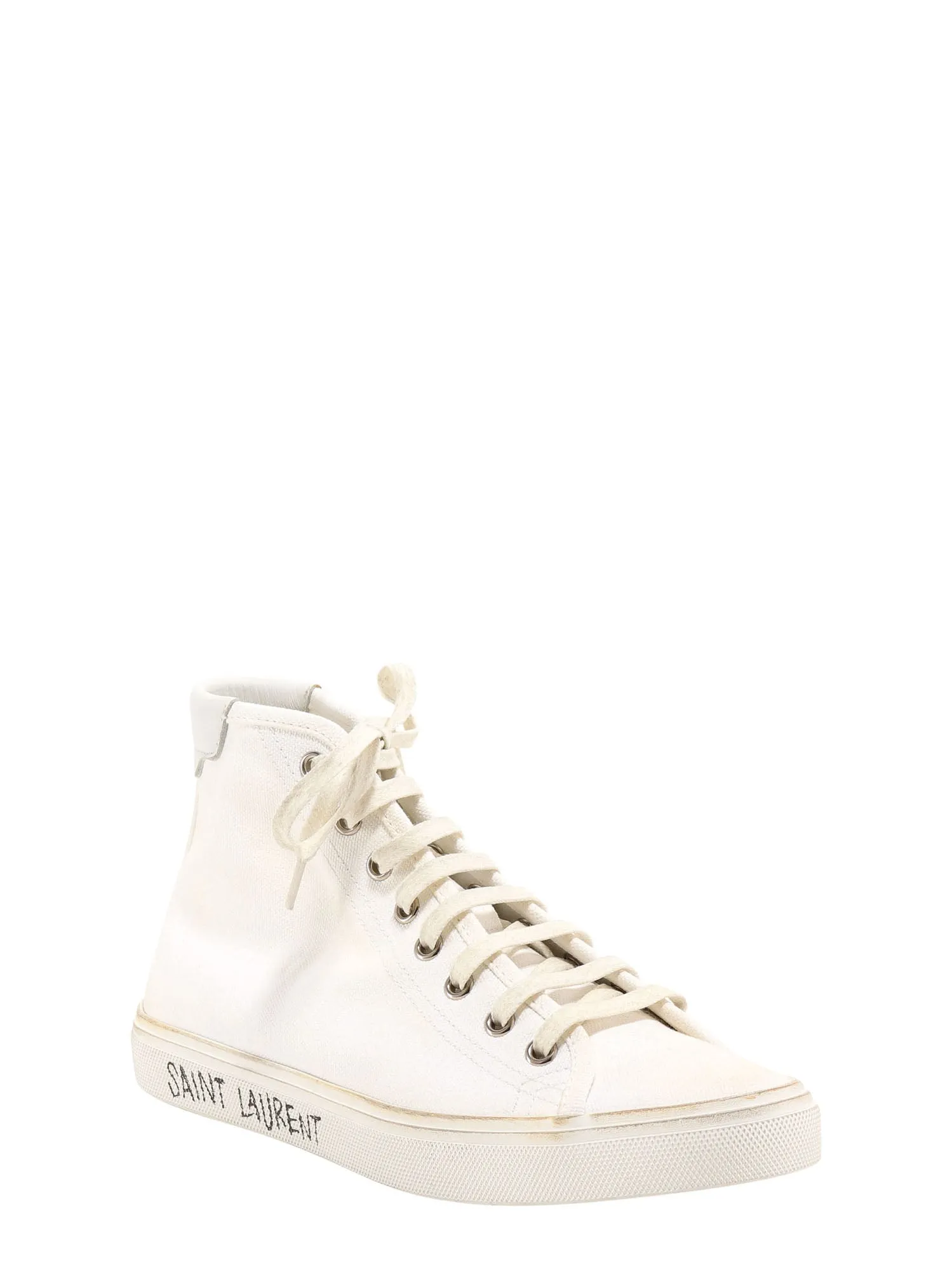 Saint Laurent Malibu Mid-Top Sneakers