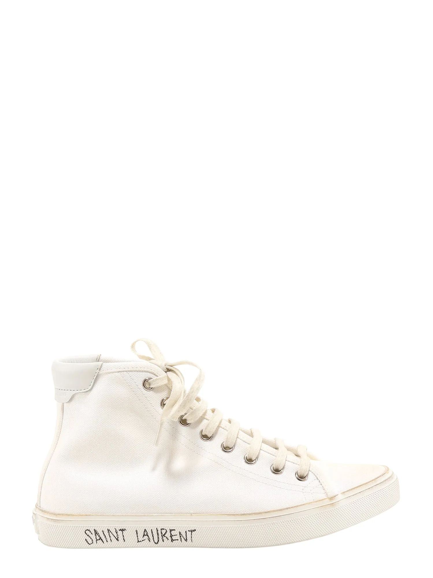 Saint Laurent Malibu Mid-Top Sneakers