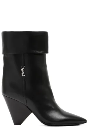 Saint Laurent Niki Pointed-Toe Boots