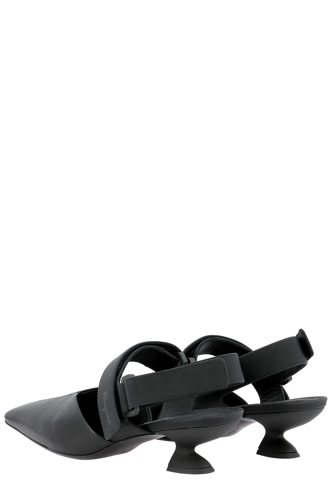 Salvatore Ferragamo F-Heel Slingback Pumps