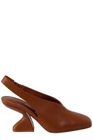 Salvatore Ferragamo F-Heel Slingback Pumps