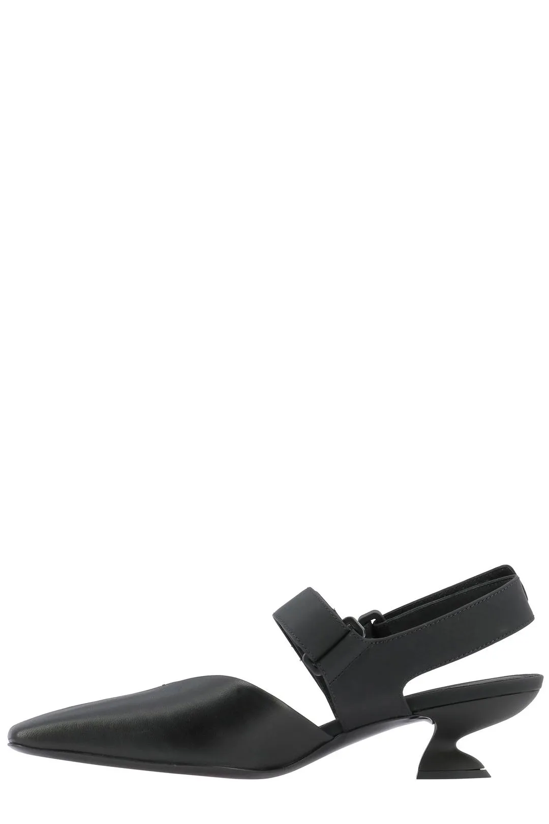 Salvatore Ferragamo F-Heel Slingback Pumps