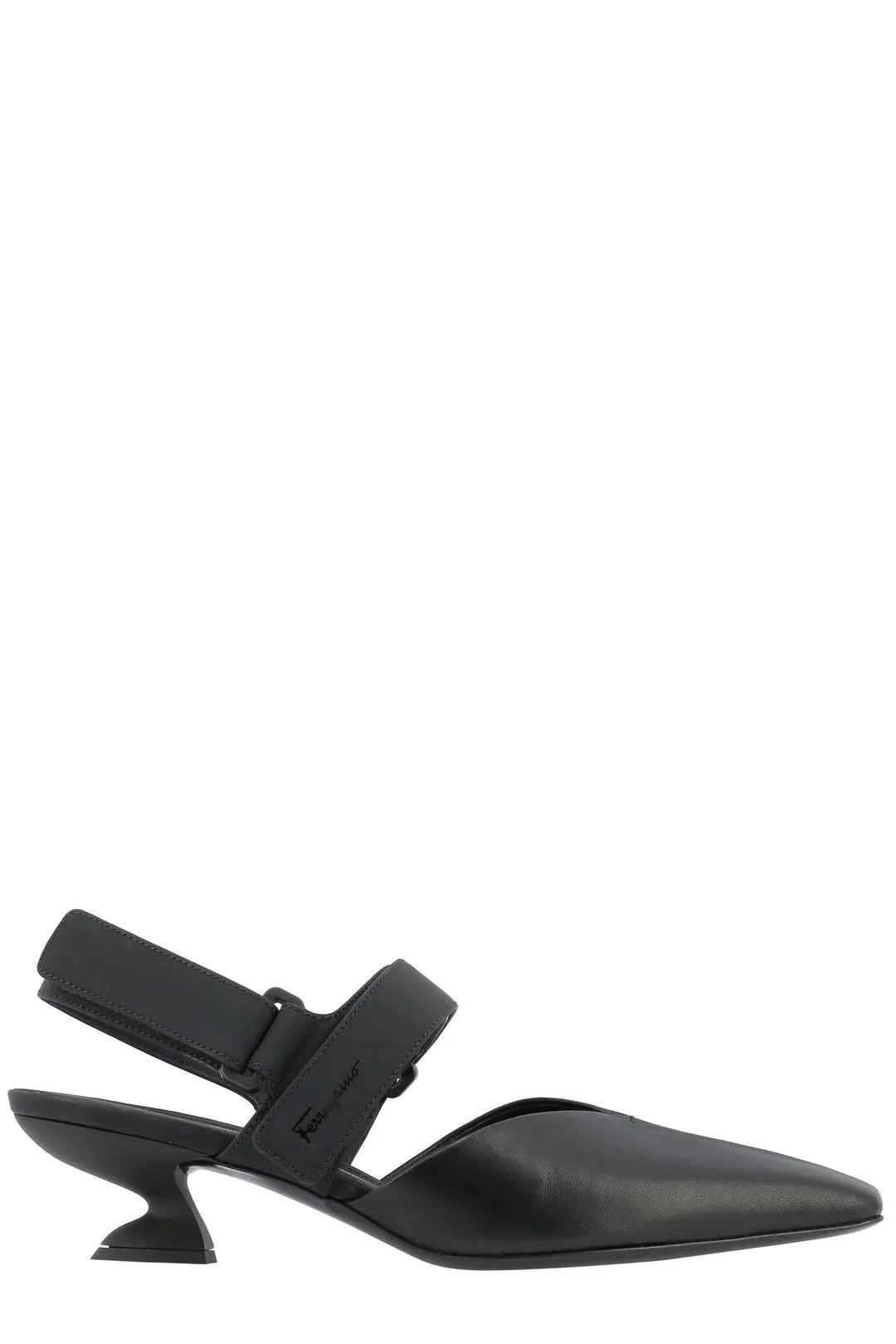 Salvatore Ferragamo F-Heel Slingback Pumps