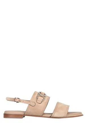 Salvatore Ferragamo Gancini Ankle Strapped Sandals