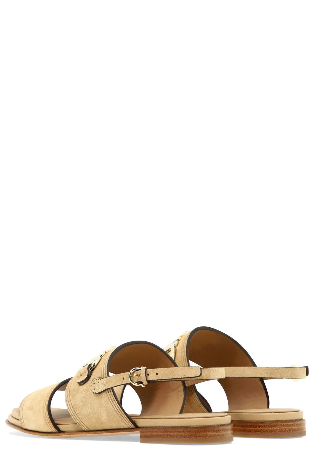 Salvatore Ferragamo Gancini Chain Sandals