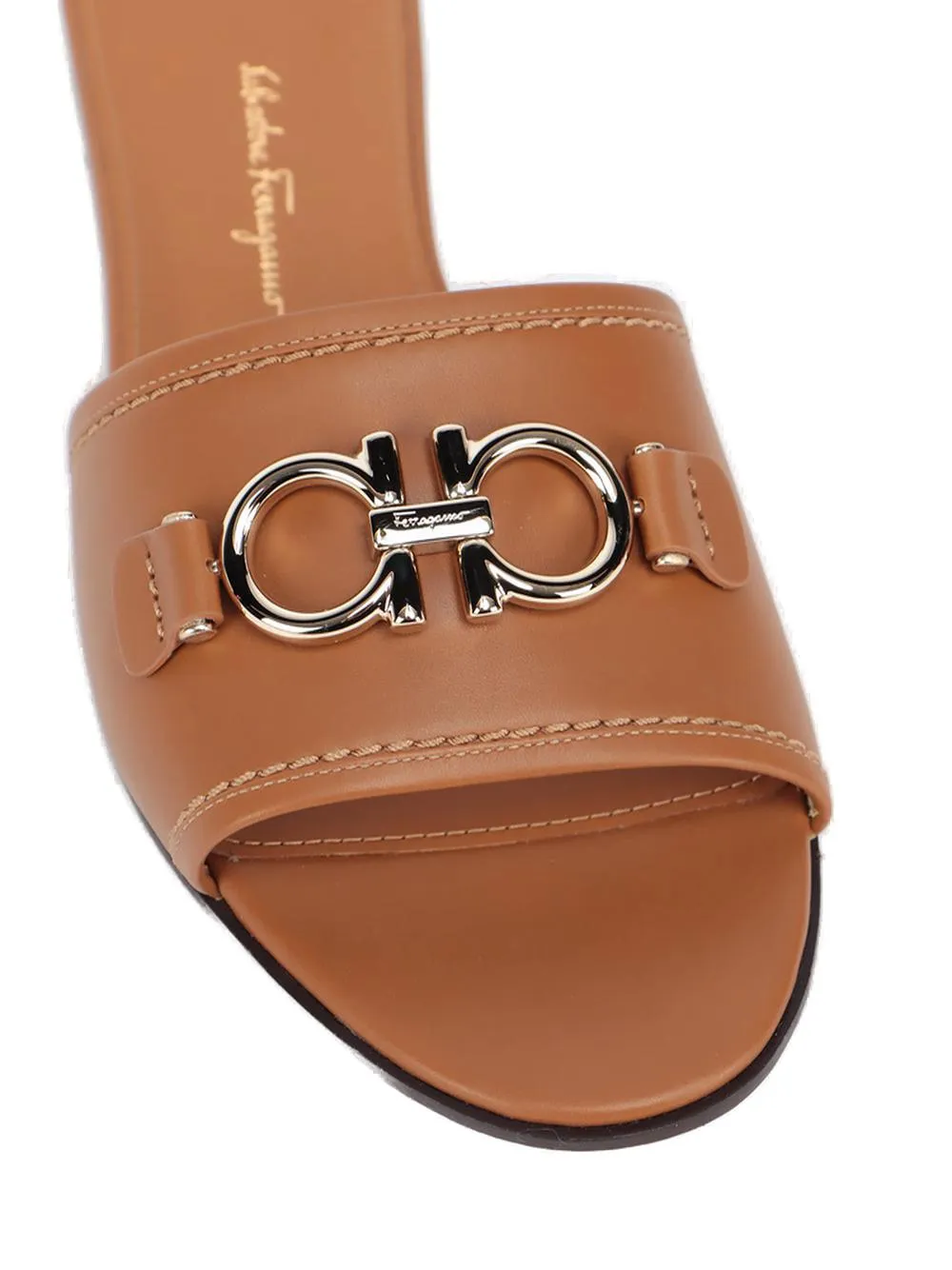 Salvatore Ferragamo Gancini Slide Sandals