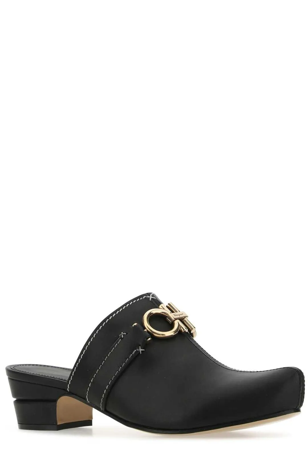 Salvatore Ferragamo Phobos Gancini Mules